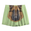 German Shepherd Dog Portrait Print Mesh Shorts