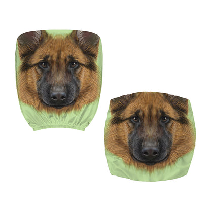 German Shepherd Dog Portrait Print Office Chair Cover