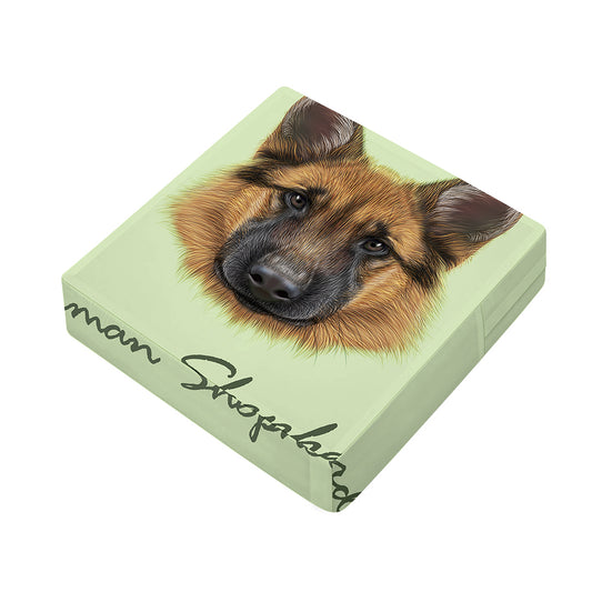 German Shepherd Dog Portrait Print Outdoor Seat Cushion Cover