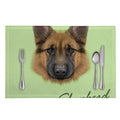German Shepherd Dog Portrait Print Placemat