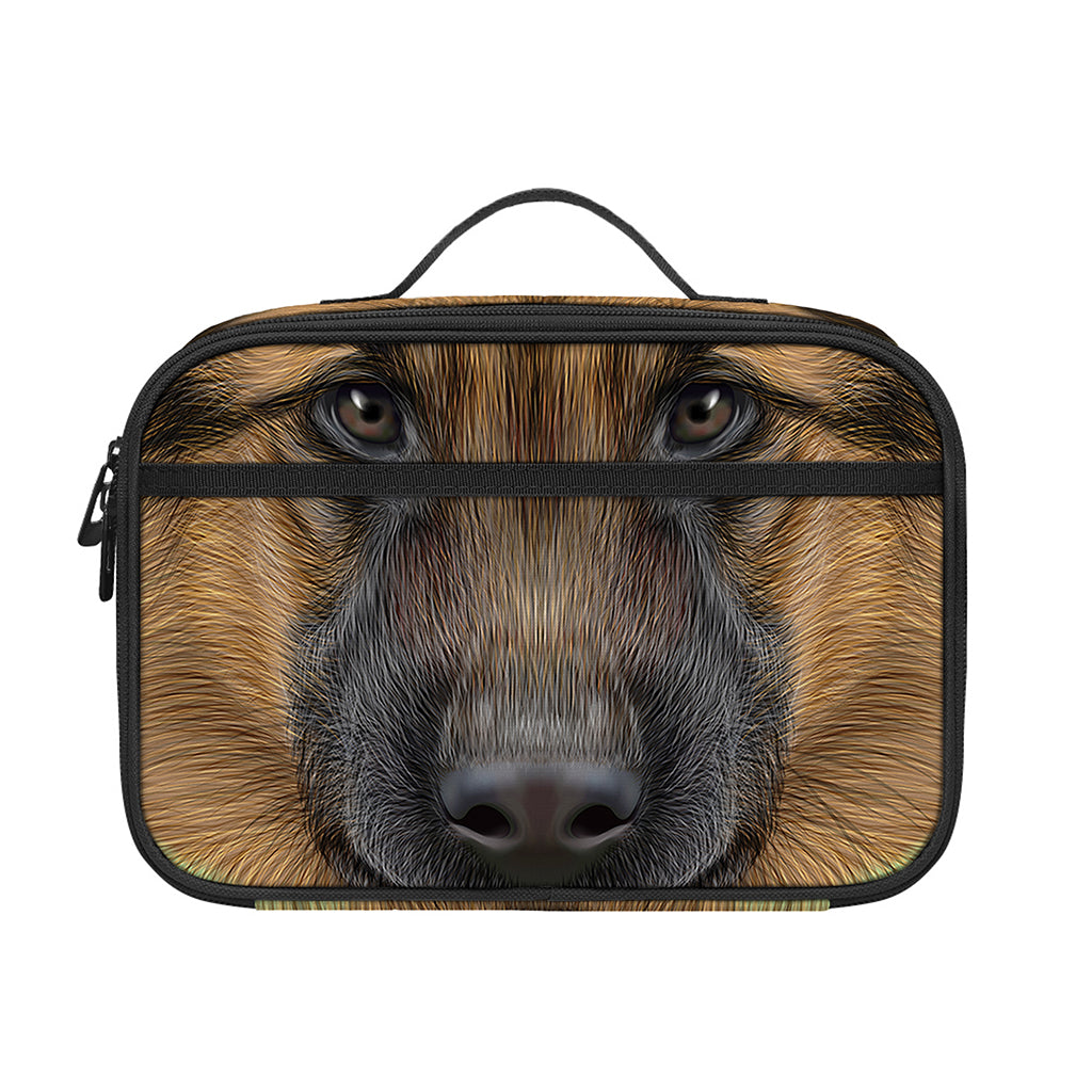 German Shepherd Dog Portrait Print Portable Lunch Bag