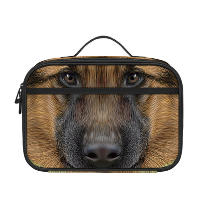 German Shepherd Dog Portrait Print Portable Lunch Bag