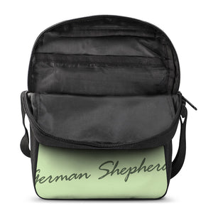 German Shepherd Dog Portrait Print Rectangular Crossbody Bag