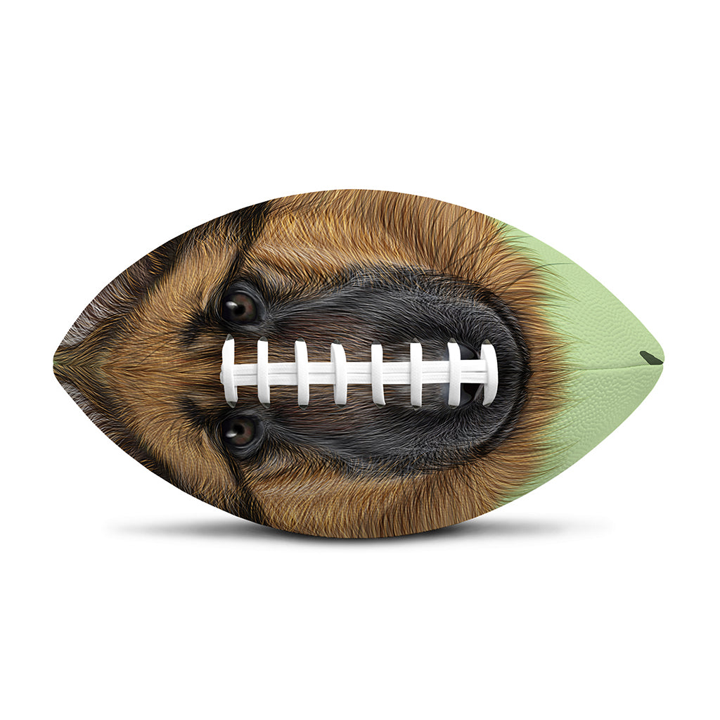 German Shepherd Dog Portrait Print Rugby Ball