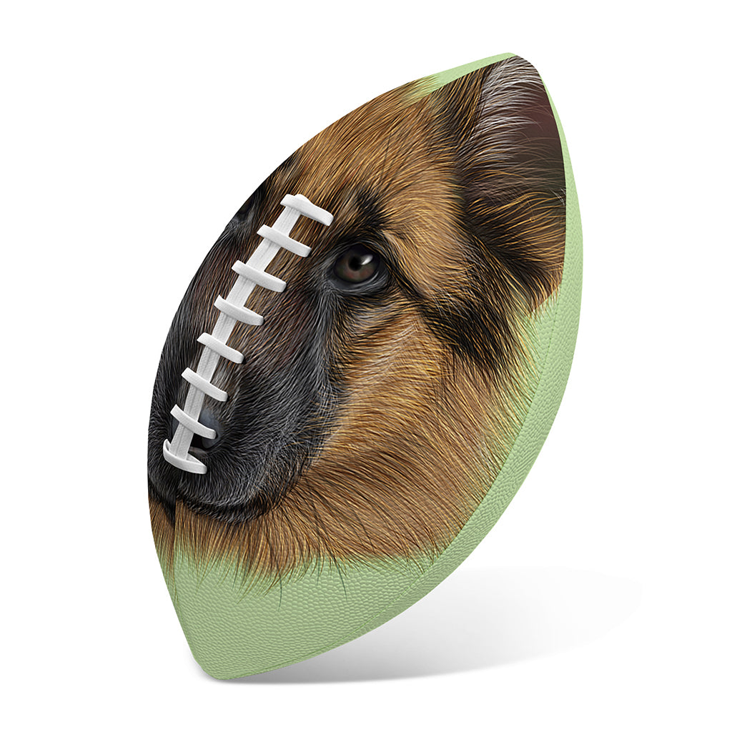 German Shepherd Dog Portrait Print Rugby Ball