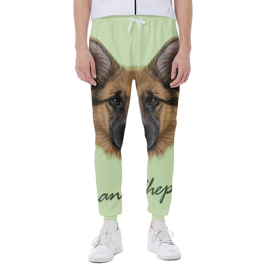 German Shepherd Dog Portrait Print Scuba Joggers