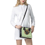 German Shepherd Dog Portrait Print Shoulder Handbag
