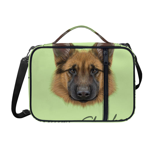 German Shepherd Dog Portrait Print Shoulder Strap Bible Bag