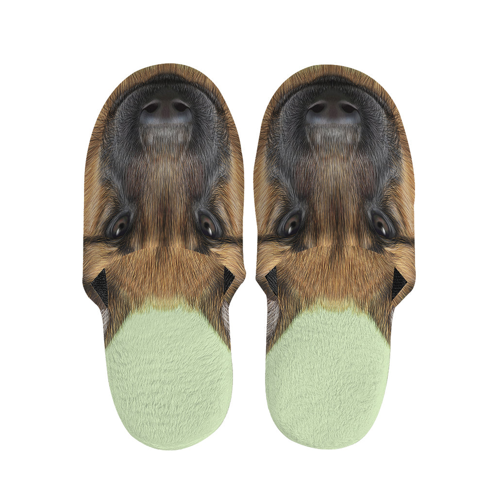 German Shepherd Dog Portrait Print Slippers