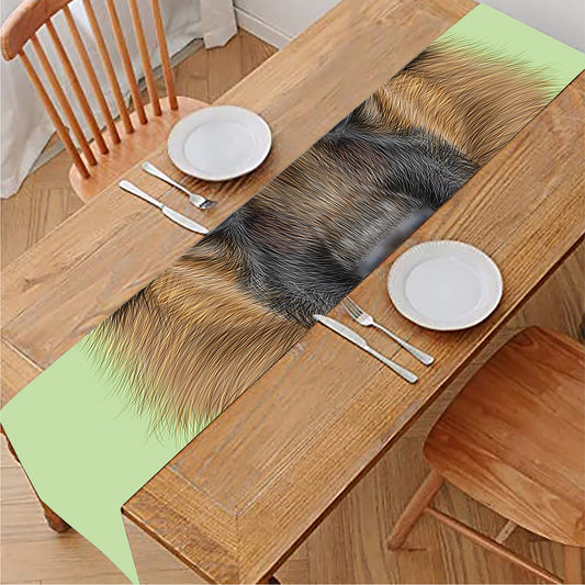 German Shepherd Dog Portrait Print Table Runner