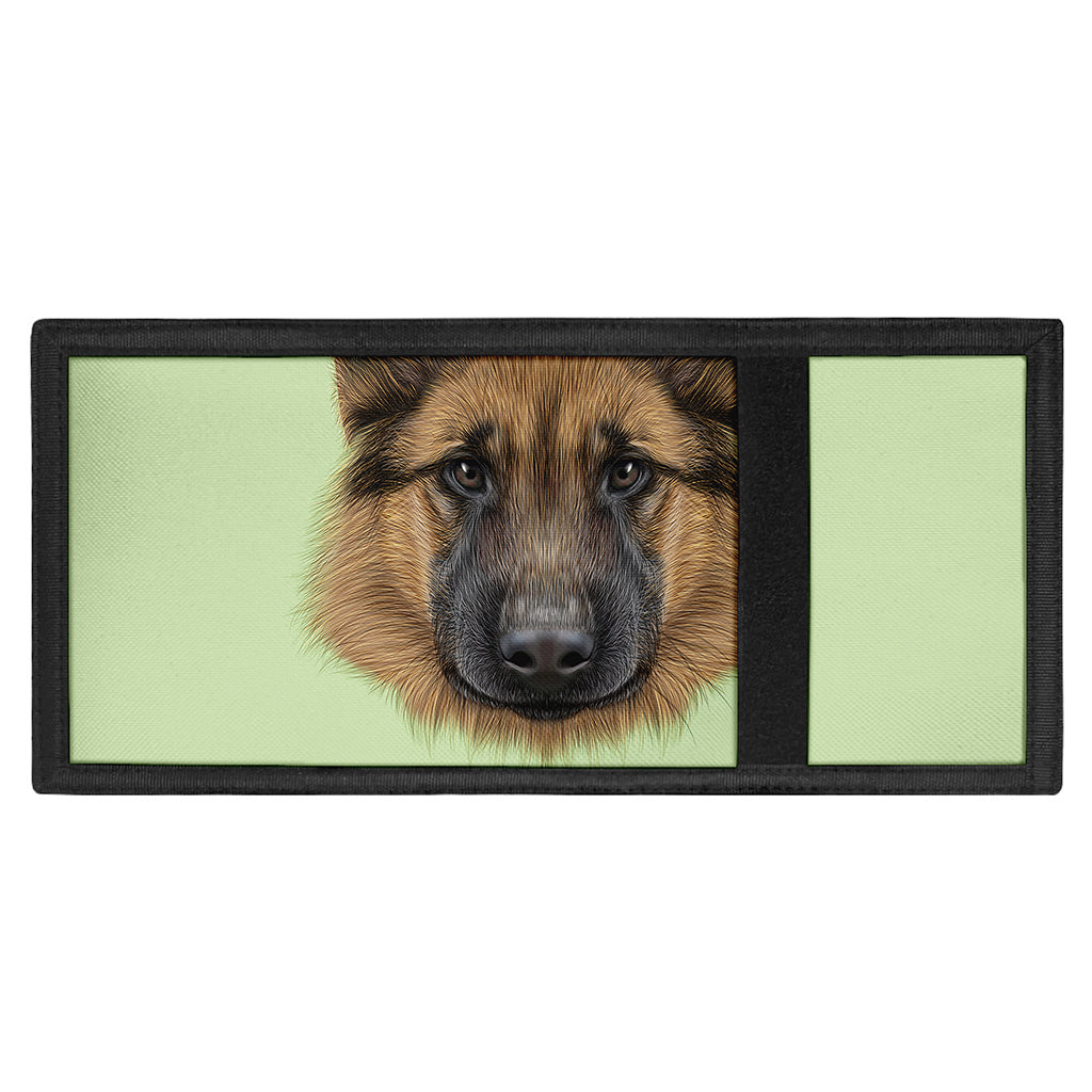 German Shepherd Dog Portrait Print Trifold Wallet