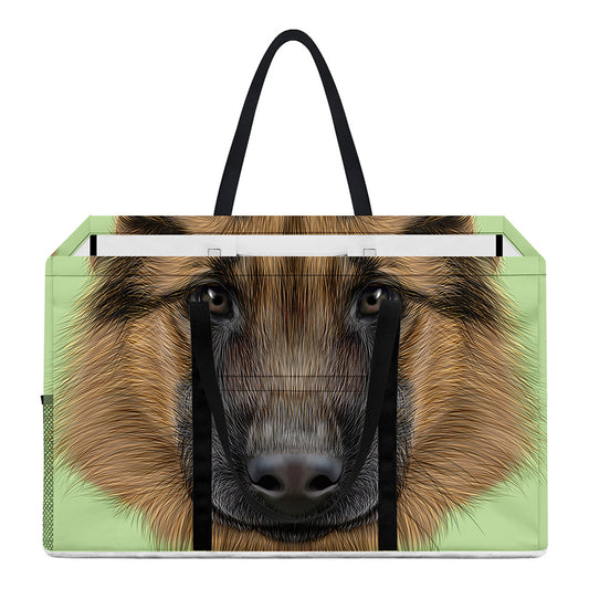 German Shepherd Dog Portrait Print Utility Tote Bag