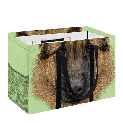 German Shepherd Dog Portrait Print Utility Tote Bag