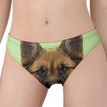 German Shepherd Dog Portrait Print Women's Panties