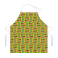 Ghana Kente Pattern Print Adjustable Apron