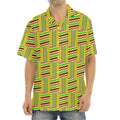 Ghana Kente Pattern Print Aloha Shirt