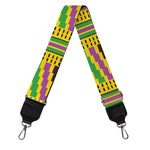Ghana Kente Pattern Print Bag Strap