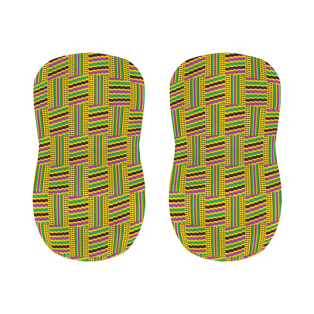 Ghana Kente Pattern Print Bar Stool Covers