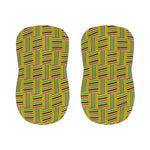 Ghana Kente Pattern Print Bar Stool Covers