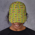 Ghana Kente Pattern Print Baseball Cap