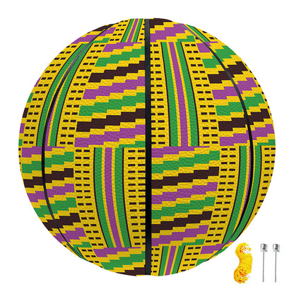 Ghana Kente Pattern Print Basketball