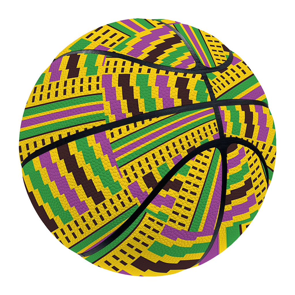 Ghana Kente Pattern Print Basketball