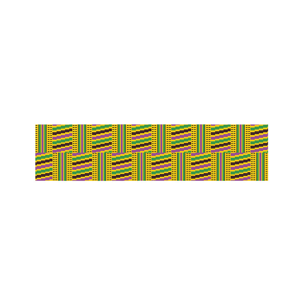Ghana Kente Pattern Print Bed Runner