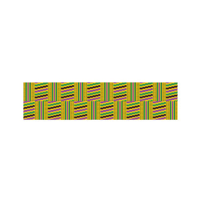 Ghana Kente Pattern Print Bed Runner