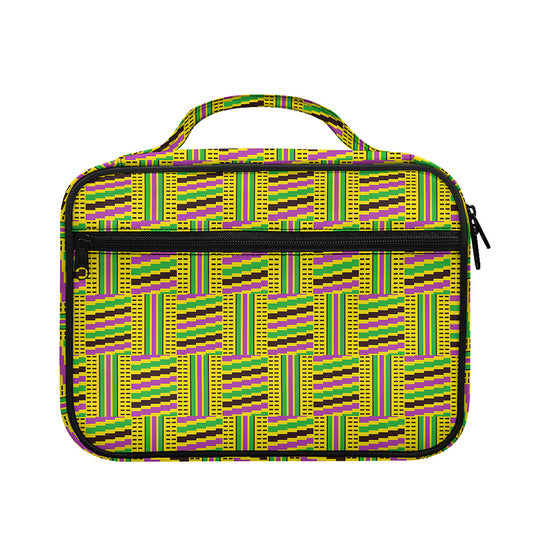 Ghana Kente Pattern Print Briefcase Bible Bag