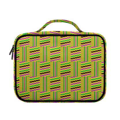 Ghana Kente Pattern Print Briefcase Bible Bag