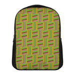 Ghana Kente Pattern Print Casual Backpack