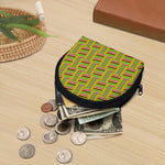 Ghana Kente Pattern Print Coin Purse