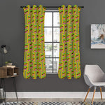 Ghana Kente Pattern Print Curtain