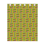 Ghana Kente Pattern Print Curtain
