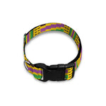 Ghana Kente Pattern Print Dog Collar