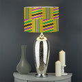 Ghana Kente Pattern Print Drum Lamp Shade