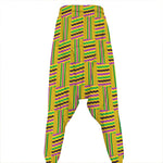 Ghana Kente Pattern Print Hammer Pants