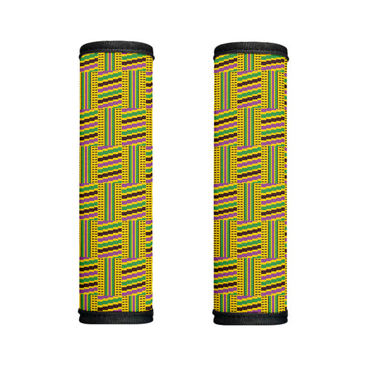 Ghana Kente Pattern Print Handle Covers