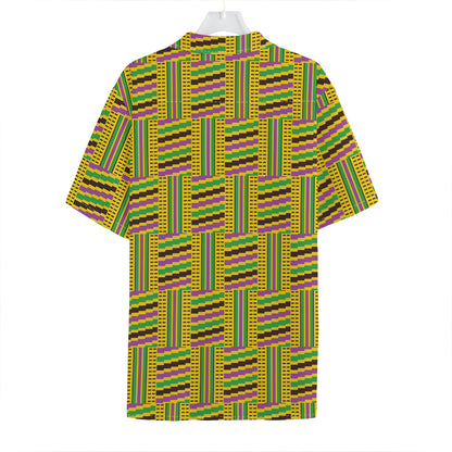Ghana Kente Pattern Print Hawaiian Shirt
