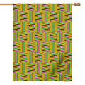 Ghana Kente Pattern Print House Flag