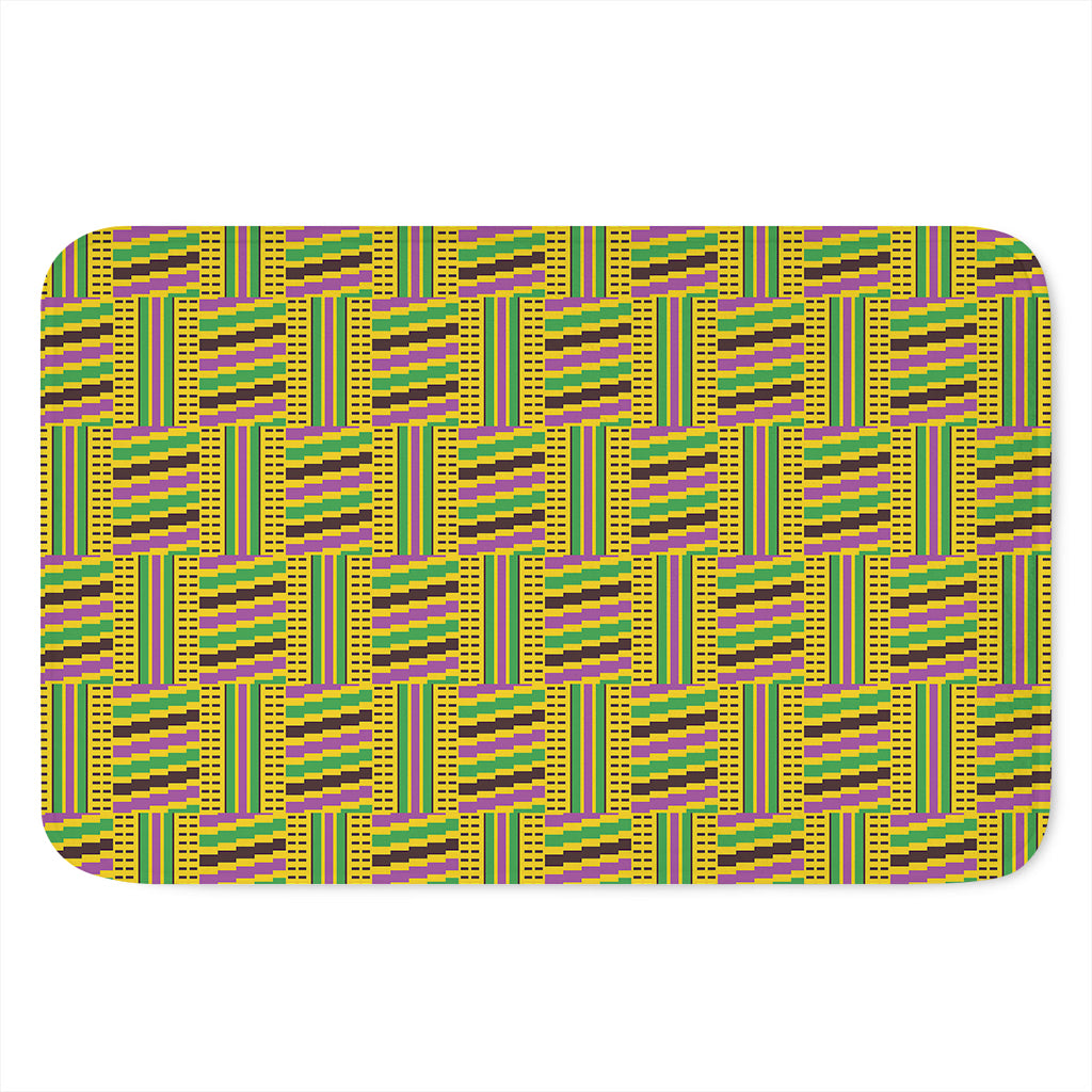 Ghana Kente Pattern Print Indoor Door Mat