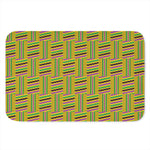 Ghana Kente Pattern Print Indoor Door Mat