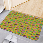 Ghana Kente Pattern Print Indoor Door Mat