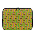 Ghana Kente Pattern Print Laptop Sleeve
