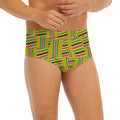 Ghana Kente Pattern Print Men's Briefs