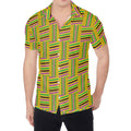 Ghana Kente Pattern Print Men's Shirt