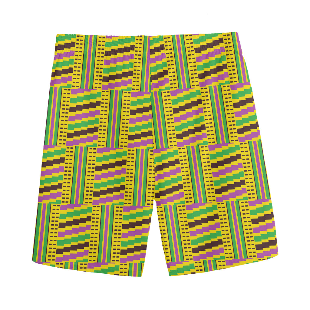 Ghana Kente Pattern Print Men's Sports Shorts