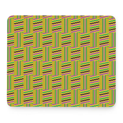 Ghana Kente Pattern Print Mouse Pad