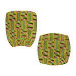 Ghana Kente Pattern Print Office Chair Cover