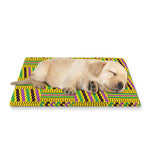 Ghana Kente Pattern Print Pet Cooling Mat Cover